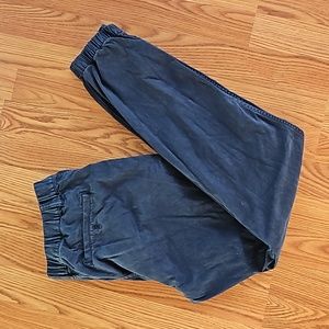 Men's navy blue medium tall joggers